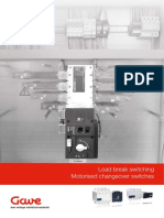 Load Break Switching Motorised Changeover Switches