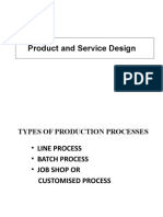 Product Service Design