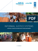 Informal Justice Systems Summary