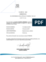 Certificacion Laboral Smicol