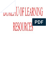 Bureau of Learning Resources