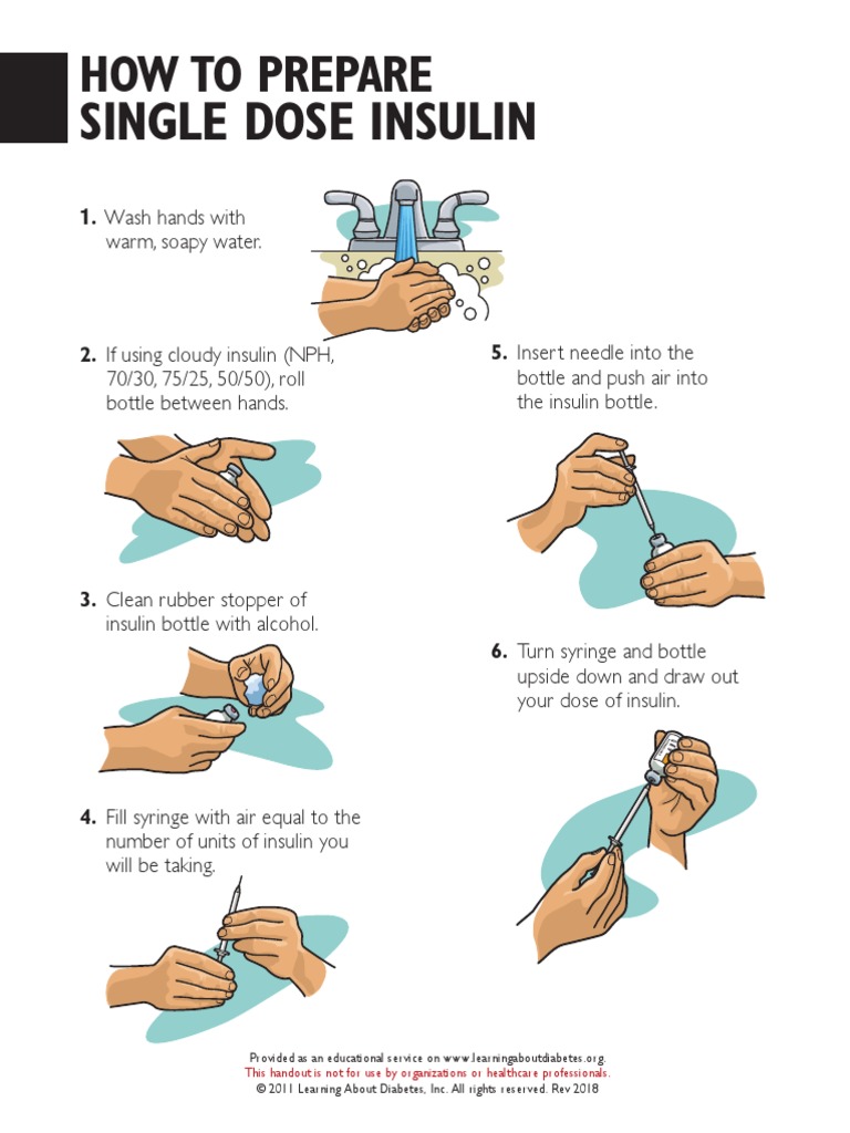 Single Dose Insulin How To Prepare Pdf