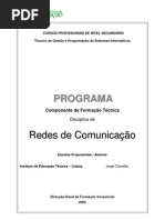 Redes de Comunicação - Programa