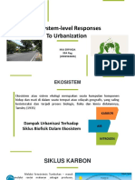 Dampak Urbanisasi Terhadap Ekosistem PDF