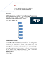 MODULE 1 (3 Hours) Introduction: Nature and Scope of Marketing, Evolution, Various Marketing