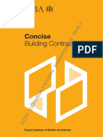 Concise: Building Contract 2018