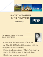 HTM 101 - Tourism History in The Philippines