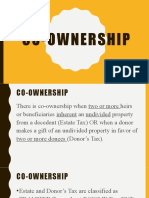 Co Ownership Estates and Trusts