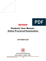 Jain University Online Exam Guide | PDF | Multiple Choice | Software