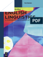 English Linguistics A Coursebook For Students of English