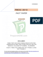 FMDC HEC PAST PAPERS BY PrepareHOW