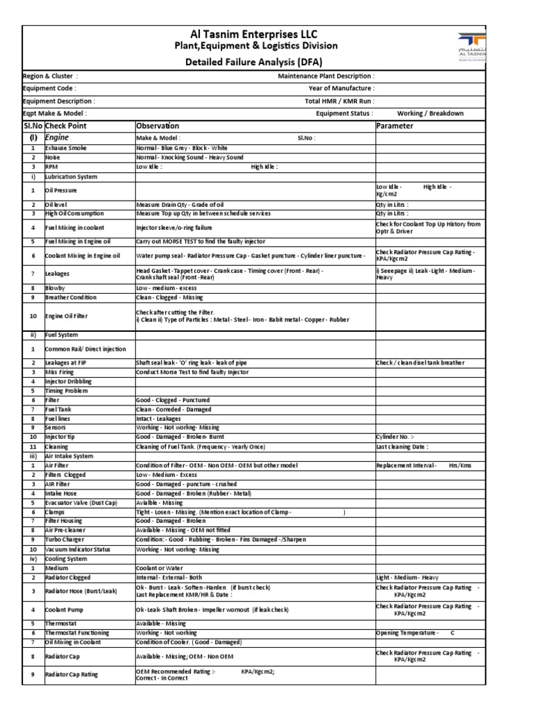 Forklift Cooling System Failure Analysis | PDF | Leak | Machines