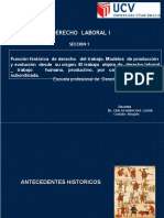 FUNCION HISTORICA  DEL  DERECHO   DEL TRABAJO (1)