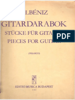 Albeniz Gitardarabok (VELASCO)