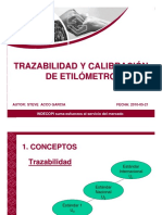 SM Trazabilidad y Calibracion de Etilometros - May 2010