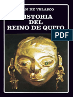 Juan de Velasco Historia Del Reino de Quito