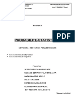 Probabilite Statistique G30 - Devoir N4