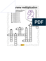 cricigrama tablas de multiplixar