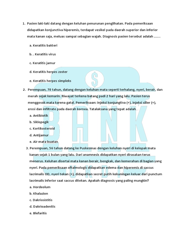 Soal Mata | PDF | Sains & Matematika