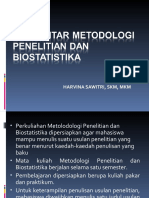 Metodologi Penelitian Dan Biostatistika