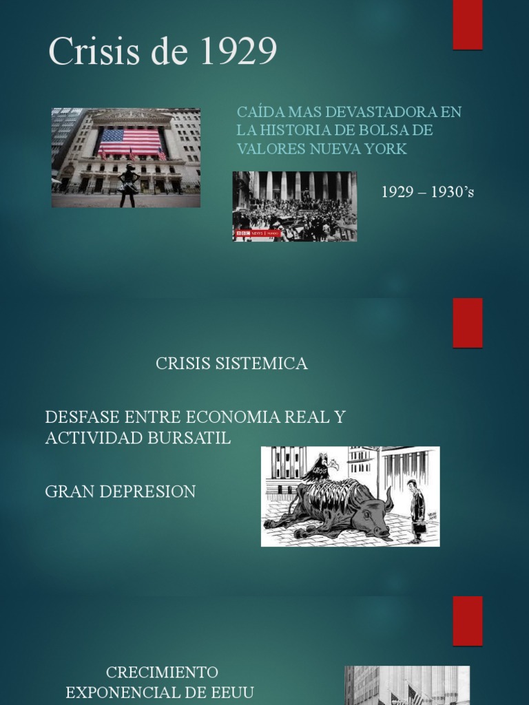La Gran Depresión de 1929: Causas y Consecuencias | PDF | Política