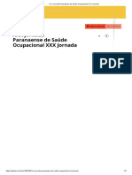 XXX Jornada Paranaense de Saúde Ocupacional XXX Jornada