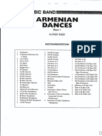 Danzas armenias guion (Banda)
