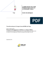 VEDA Note-Technique-Togo Finale FR PDF