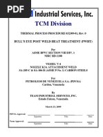 Post Weld Heat Treatment Procedure | PDF | Welding | Construction