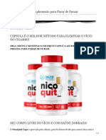 NicoQuit Caps Suplemento Para Parar de Fumar