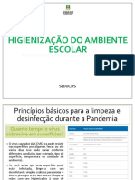 Capacitacao Higienizacao Do Ambiente Escolar