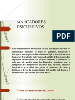 MARCADORES DSICURSIVOS