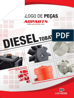 Catálogo completo de peças para motores diesel Tobatta