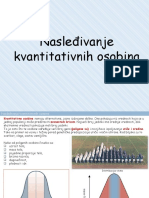 Nasleđivanje Kvantitativnih Osobina