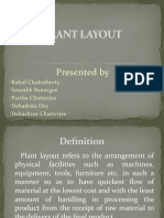 Plant Layout: Presented by