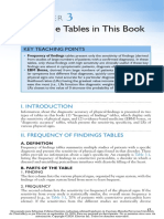 Using The Tables in This Book: Key Teaching Points