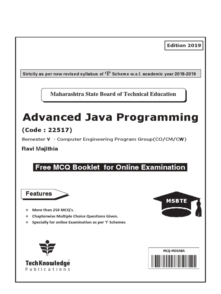 Advanced Java MCQ Min PDF PDF Port Networking) Domain