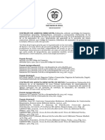 CONTRATO DE AGENCIA MERCANTIL-Definición. Artículo 1317código de Comercio