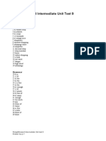 Unit Test 9 Key