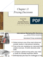 Pricing Decisions: Power Point by Kristopher Blanchard North Central University