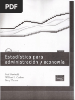 Newbol - Estadística para Administración y Economía | PDF