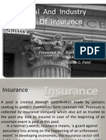 General and Industry Analysis of Insurance Industry