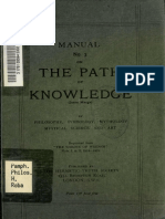 The Path of Knowledge Hermetic Philosophy 1921 Fac PDF
