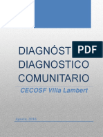 Diagnostico Comunitario Cecosf 2016 Ok