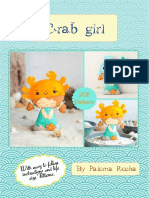 Crab Girl Pattern