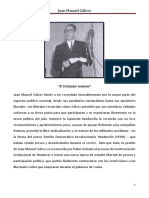 El Civilizador Andante Juan Manuel Gálvez y la modernización de Honduras