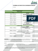 Instructivo de Ingreso y Agenda Del Curso.