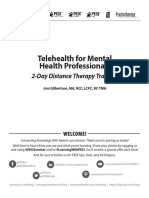 Manual Telehealth Mental Health Professionals