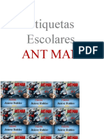 Etiquetas Escolares Ant Man