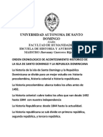ORDEN CRONOLOGICO DE ACONTESIMIENTO HISTORICO DE LA ISLA DE SANTO DOMINGO Y LA REPUBLICA DOMINICANA.docx